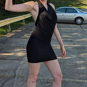 Backless scoop neck homecoming dress. No stains or snags.